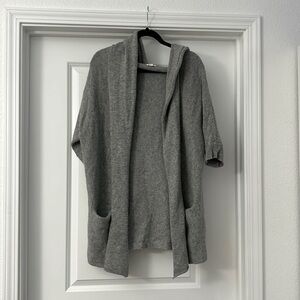 Gray cardigan